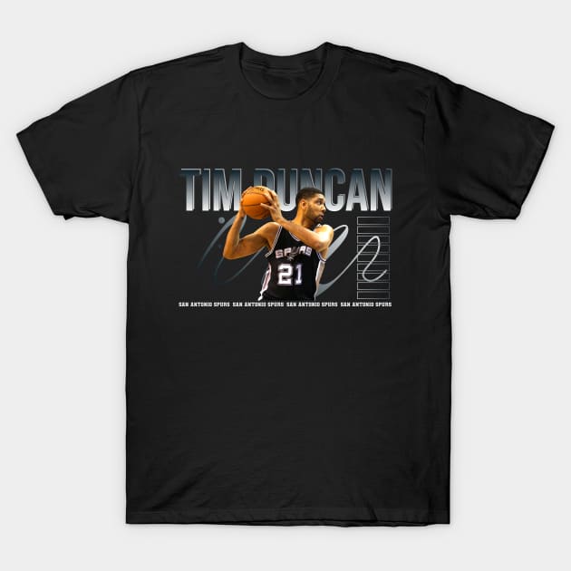 Tim duncan T-Shirt by Aloenalone